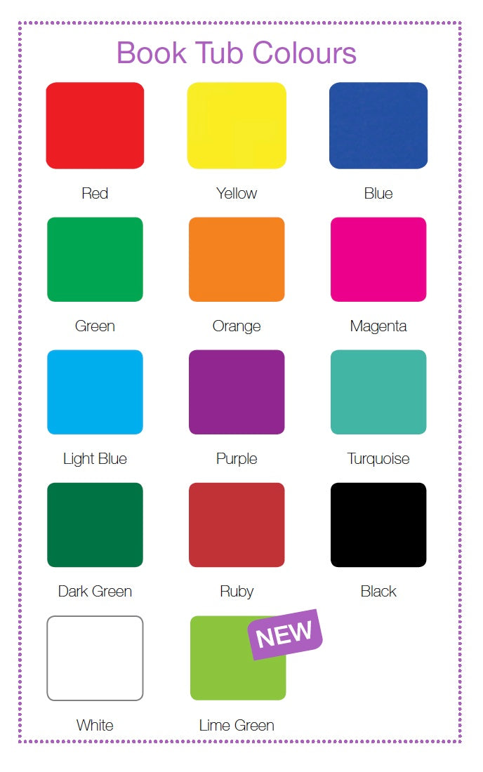 Plastic Book and Storage Tubs