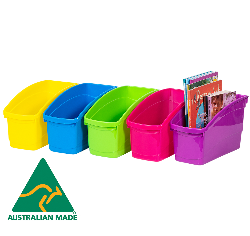 Plastic Book and Storage Tubs