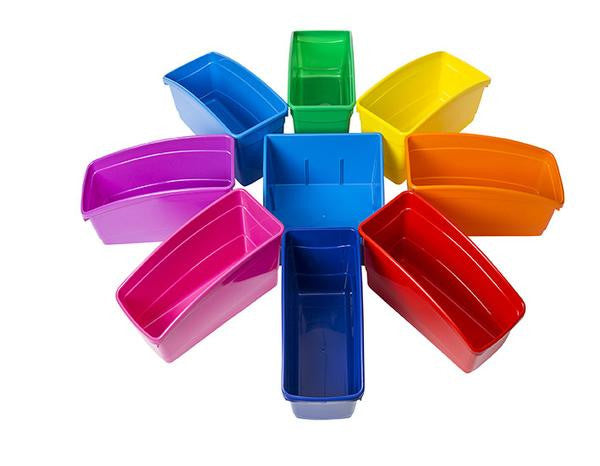 Plastic Book and Storage Tubs