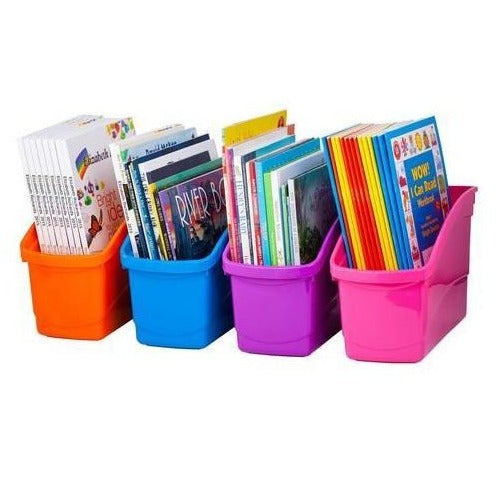 Plastic Book and Storage Tubs
