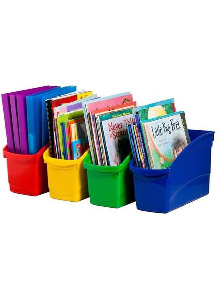 Plastic Book and Storage Tubs