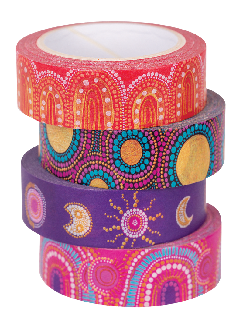 Washi Tape - Contemporary Australian Indigenous - Pack of 8