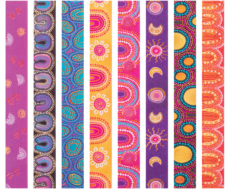 Washi Tape - Contemporary Australian Indigenous - Pack of 8