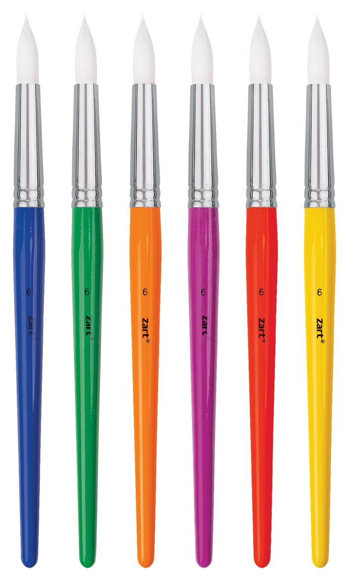 ColourSorts Classroom Organisers: Coloured Brushes - Set of 36