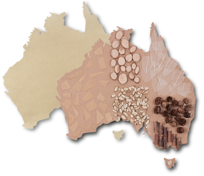 Australian Maps Large - Pack of 10