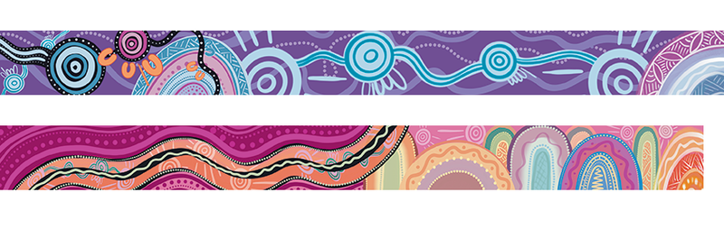 Classroom Borders Indigenous Designs - Pack of 12