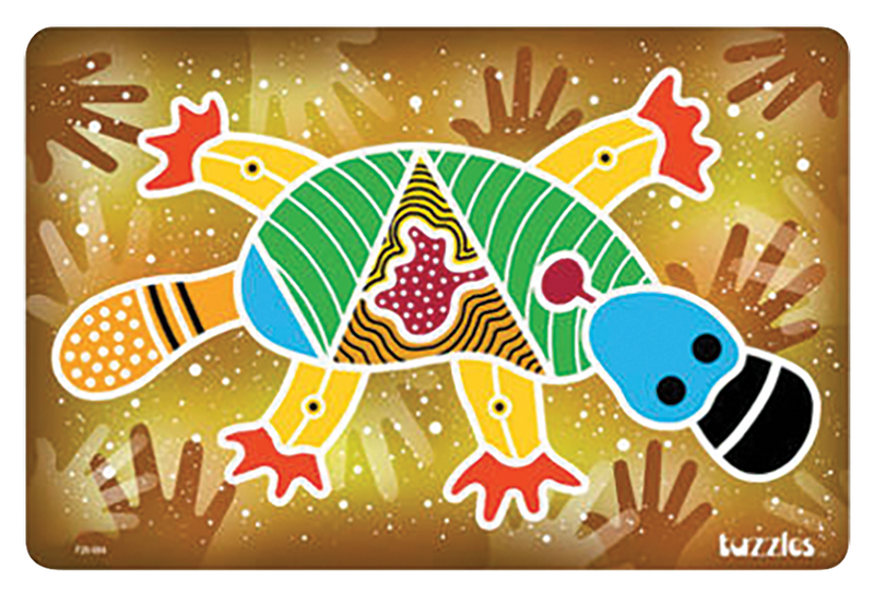 Aboriginal Art Platypus Puzzle - 20 pcs