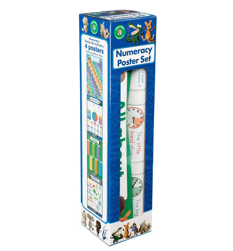 All About Numeracy Poster Box - Set of 4