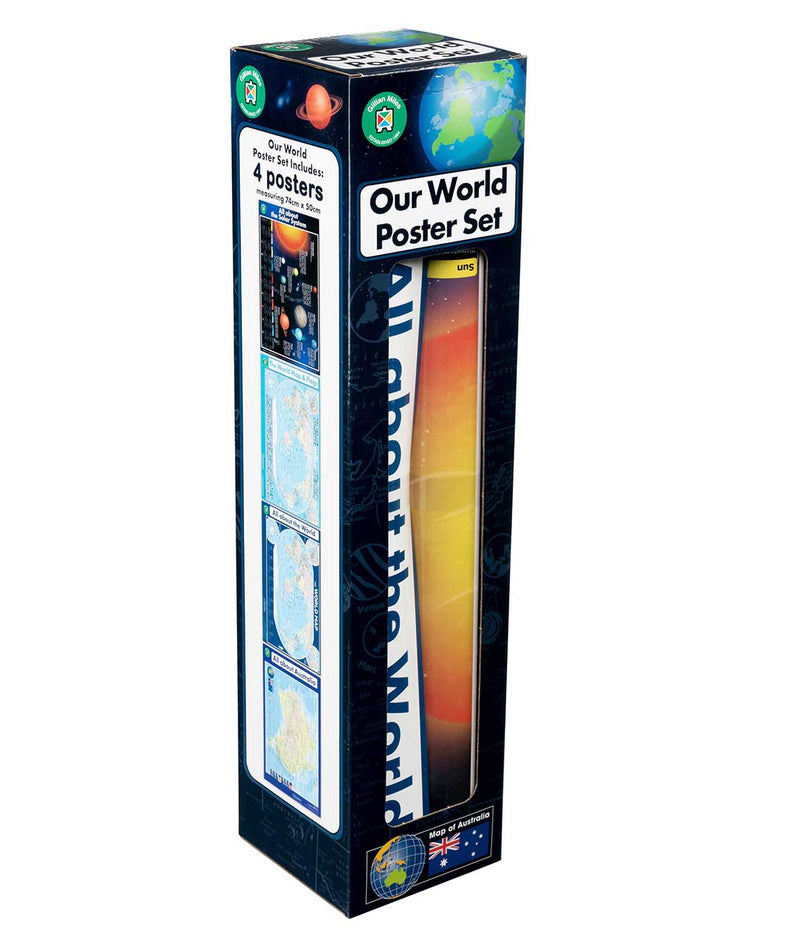 All About Our World Poster Box - Set of 4