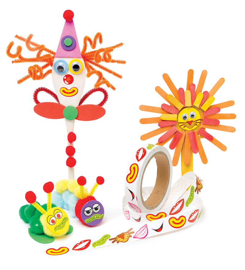 Adhesive Mouths - Roll of 600