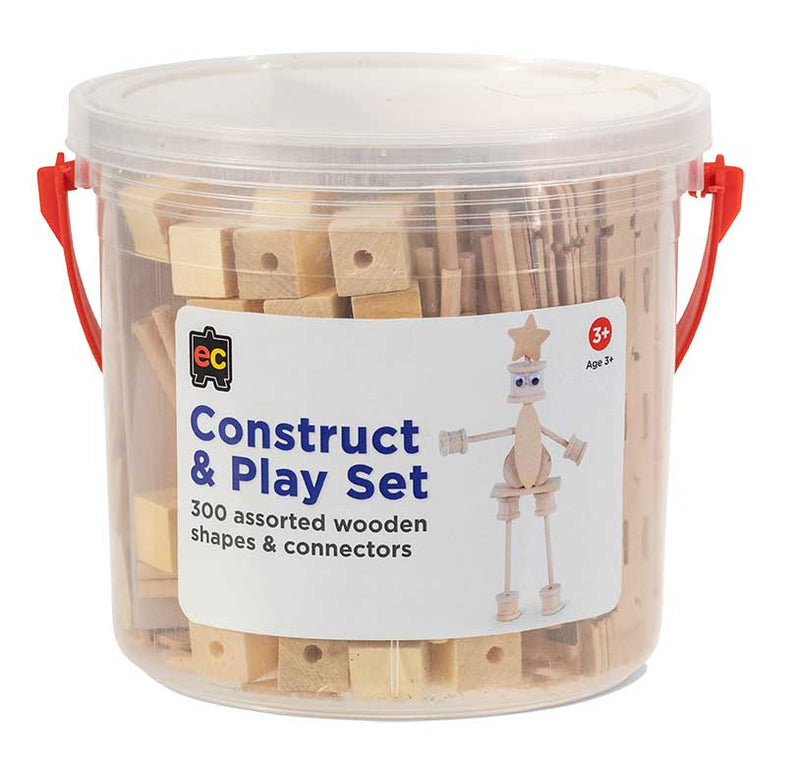 Natural Construct & Play - Set of 300