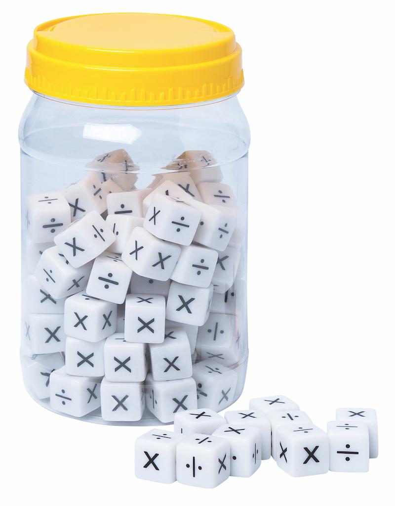 Multiplication and Division Operations Dice - 100 PC