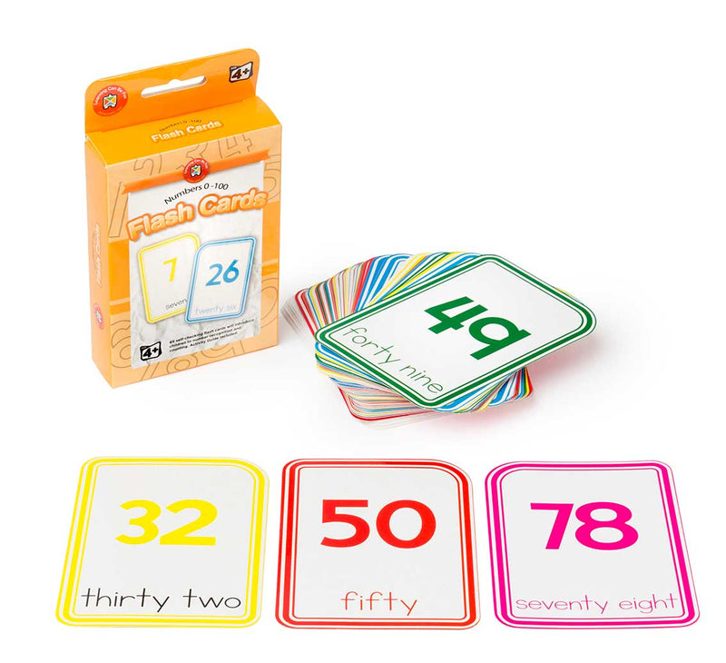Numbers 0-100 Flash Cards