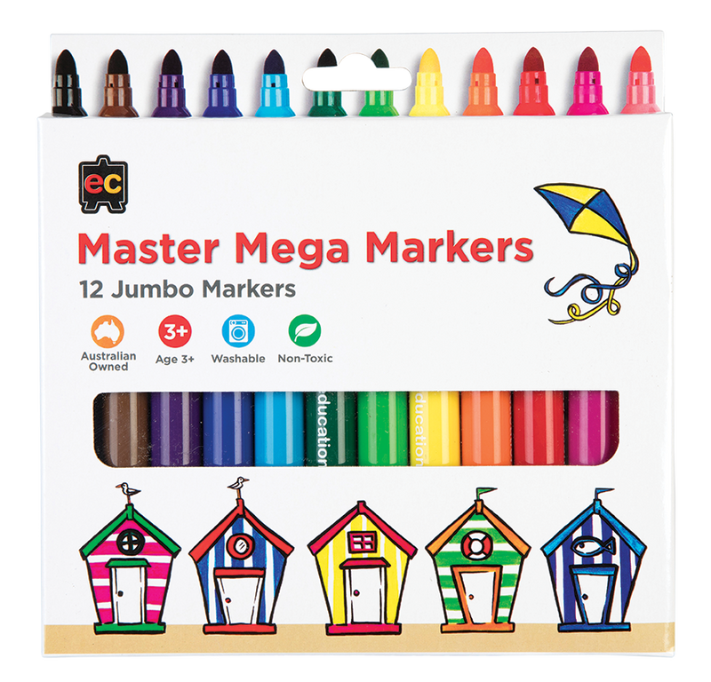 Master Mega Markers - Pack of 12