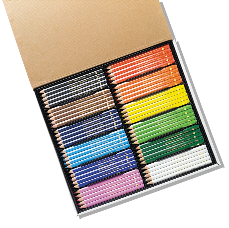 Jumbo Triangular Colouring Pencils 120pk