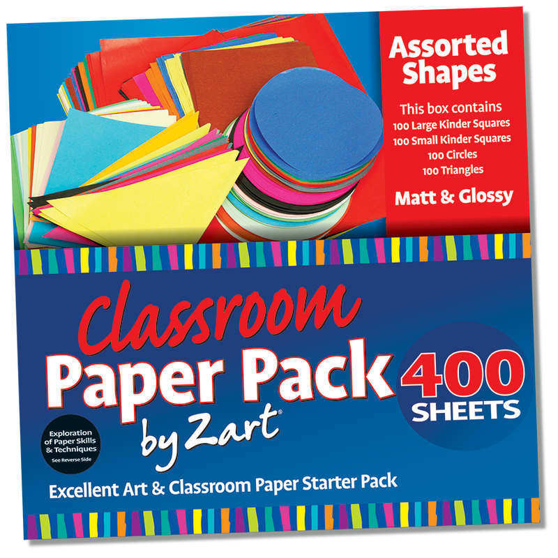 Basics Classroom Paper Pack - Assorted - Pack of 400