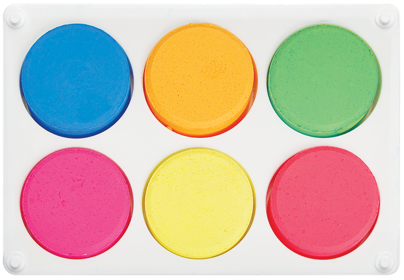 Poster Colours Paint by Zart - Fluoro - Pack of 6