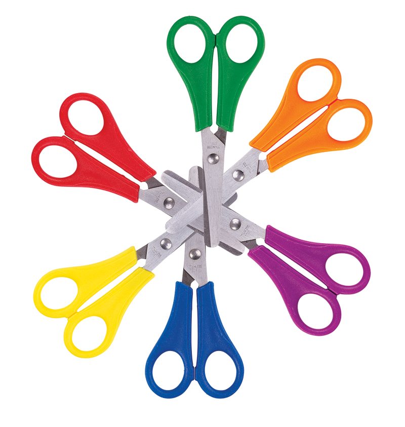 ColourSorts Classroom Organisers: Jnr Scissors Assorted - Set of 36