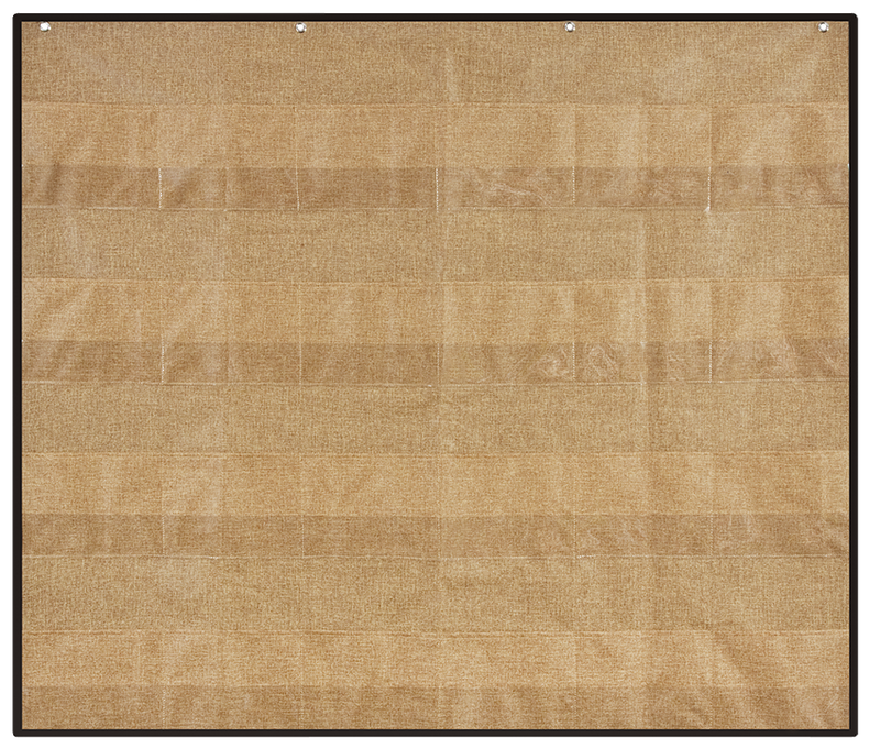 Hessian Wall Storage Pockets